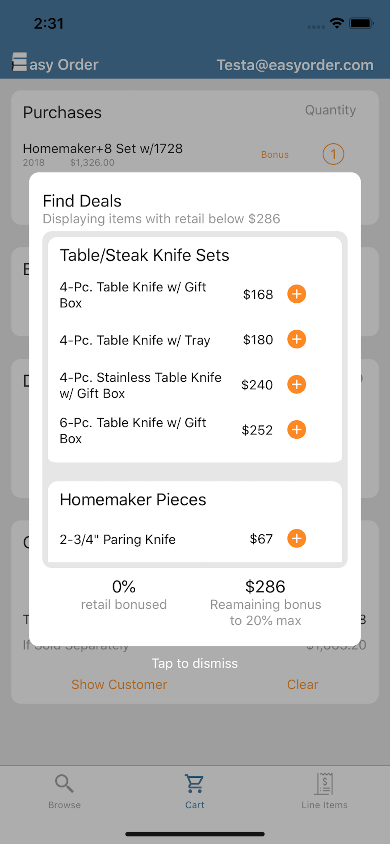 Easy Order - mobile