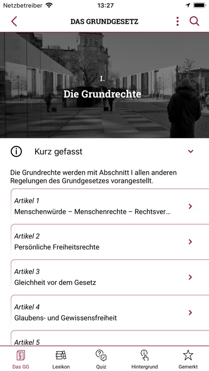 bpb: Das Grundgesetz