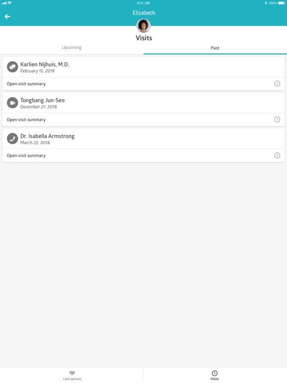 IDA Virtual Clinic iPad screenshot 4 - Medical app