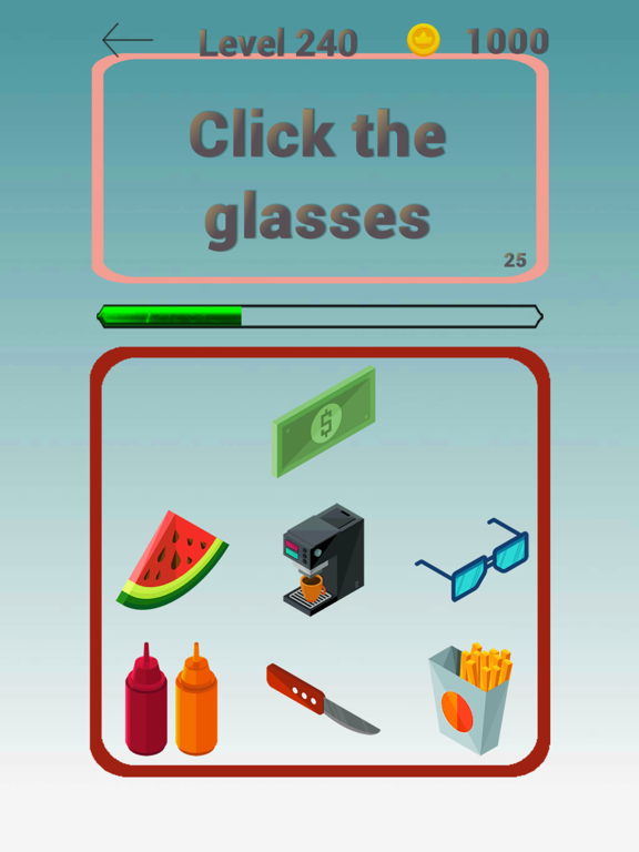 Click It - picture puzzle game iPad screenshot