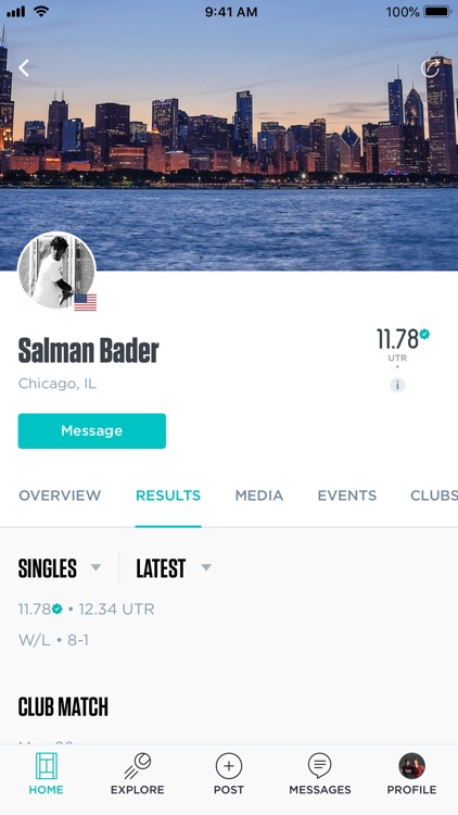 UTR - Universal Tennis Rating