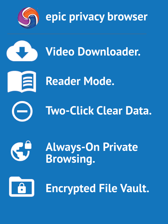 Screenshot #6 pour Epic Privacy Browser (w/ VPN)