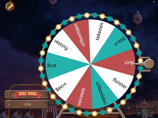 Game Wheel iPad app afbeelding 4