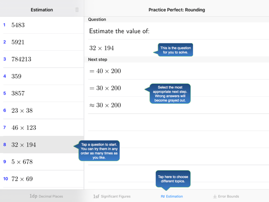 Screenshot #4 pour Practice Perfect Rounding