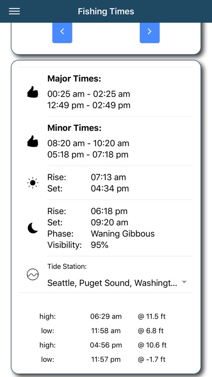 Fishing Times Pro