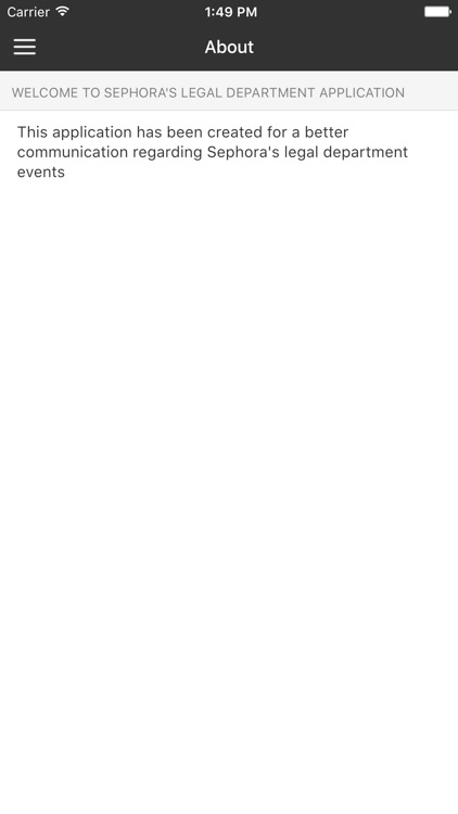 Sephora's Legal Department