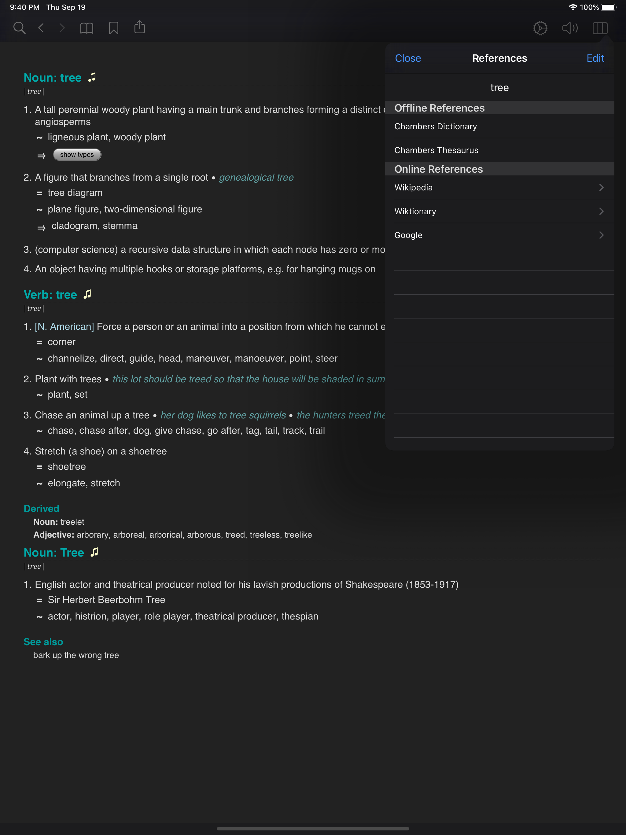 WordWeb Audio Dictionary