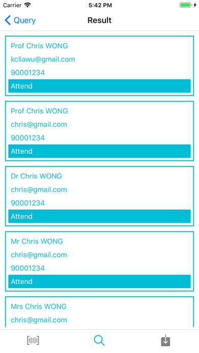 Screenshot #3 pour Check-In