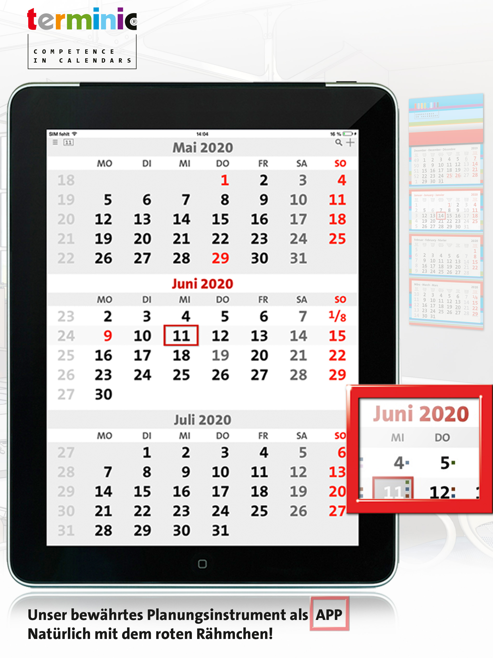 terminic 3-Monatskalender Pro screenshot 6