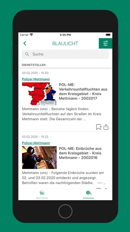 Presseportal screenshot 5 of 5