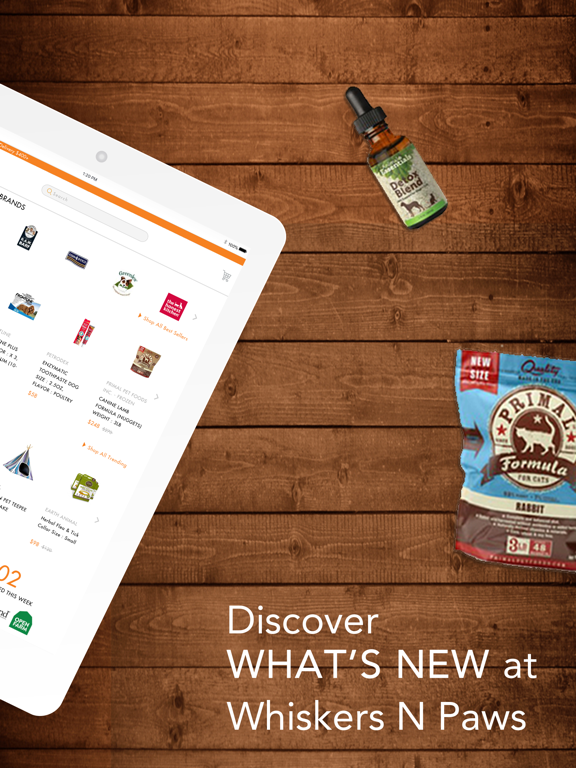 Whiskers N Paws iPad screenshot 2 - Shopping app
