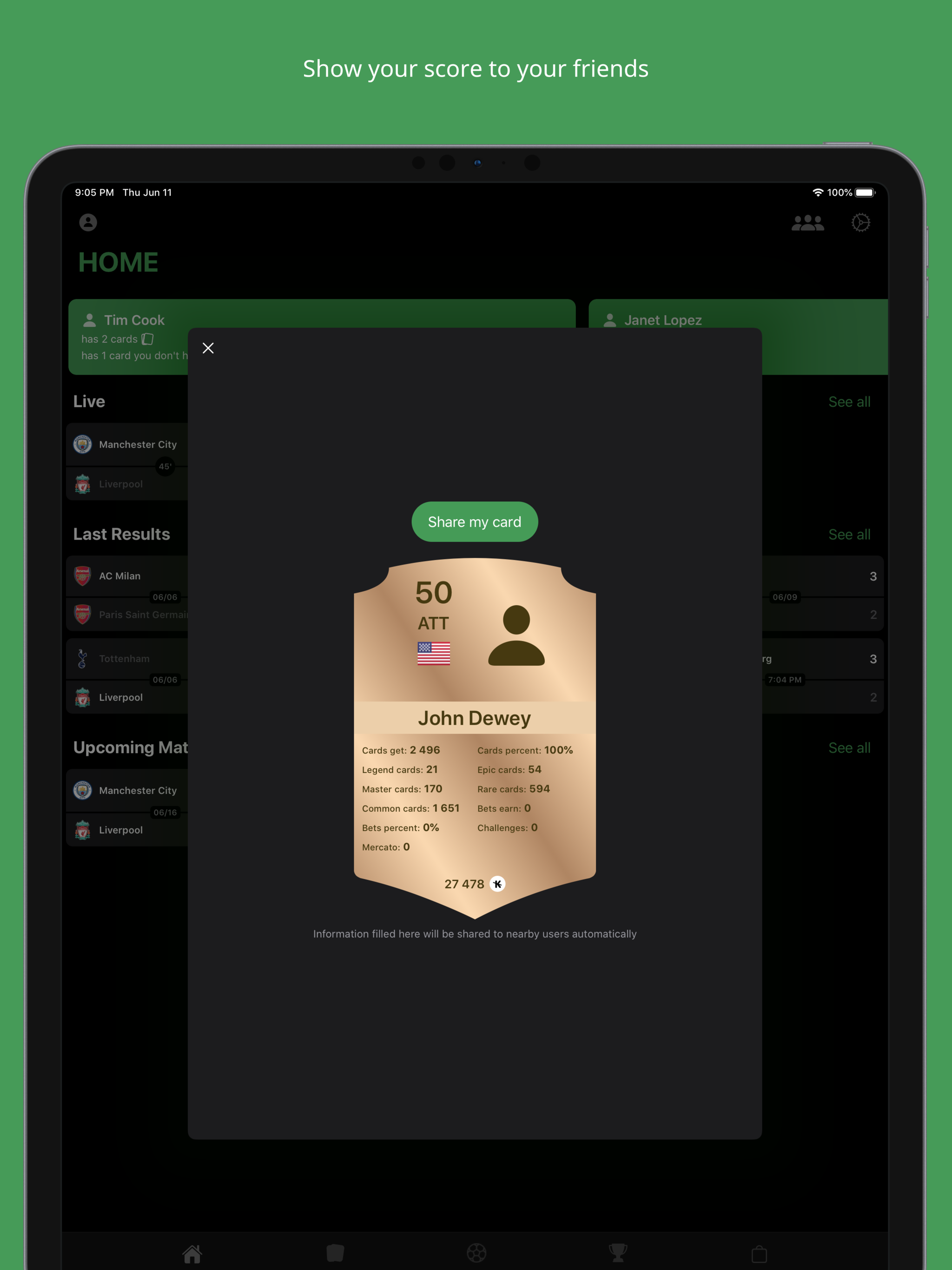 Foot Card