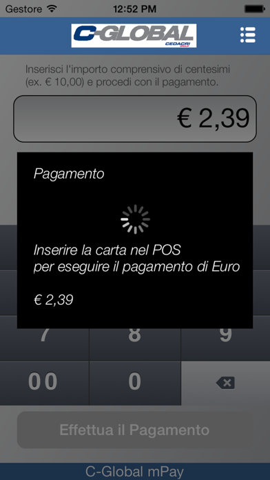 Screenshot #2 pour C-Global mPay