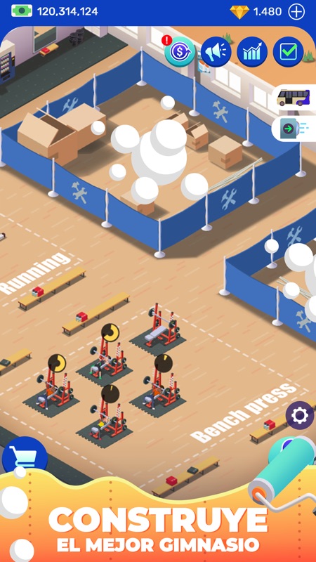 Idle Fitness Gym Tycoon - Game screenshot 5