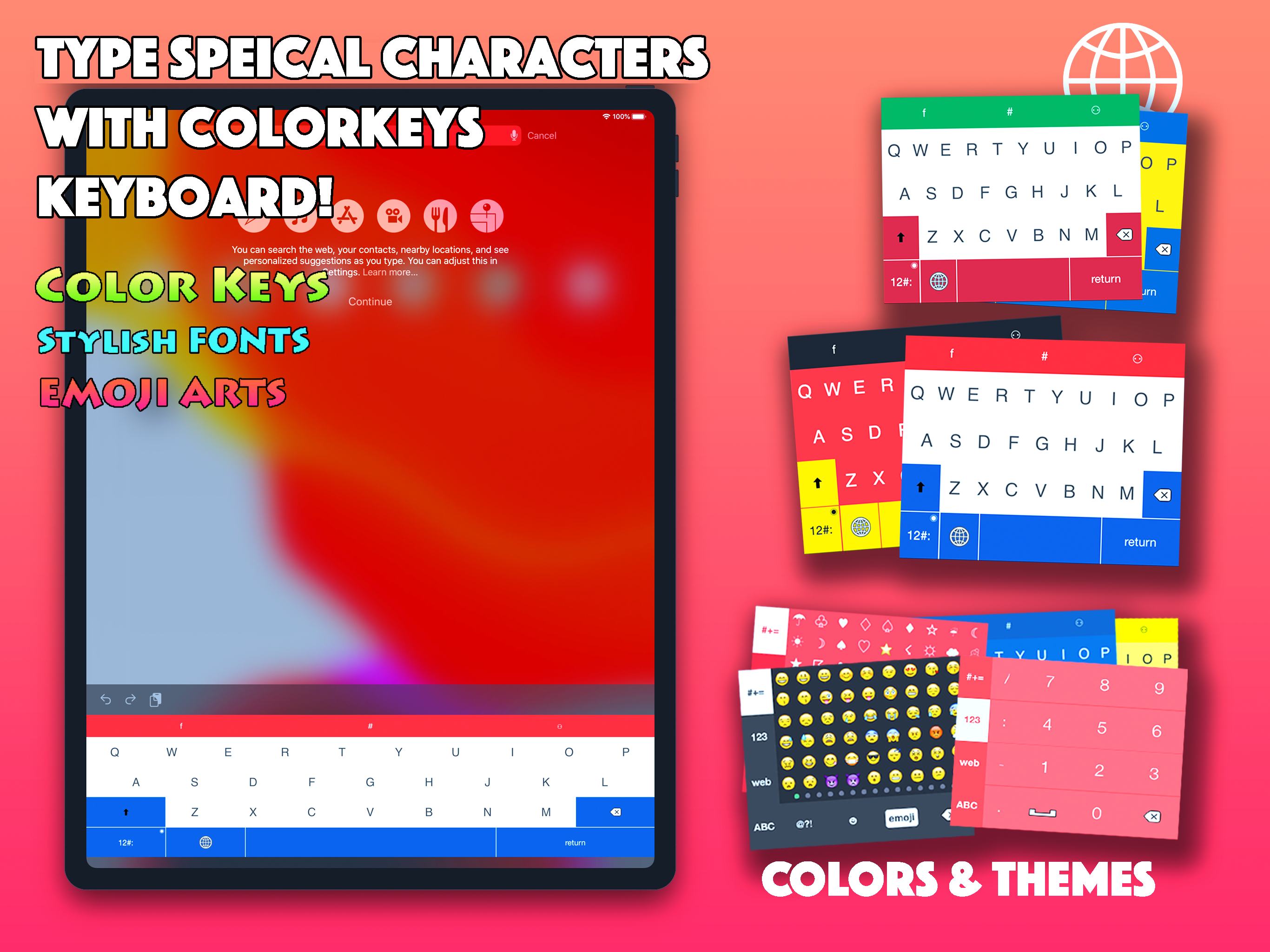 ColorKeys keyboard: Fancy Text screenshot 6