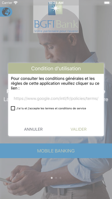 BGFIMobile UEMOA Screenshot