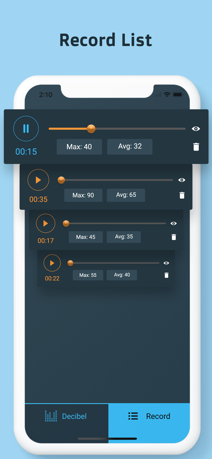 Sound Meter: db Level Measure screenshot 5