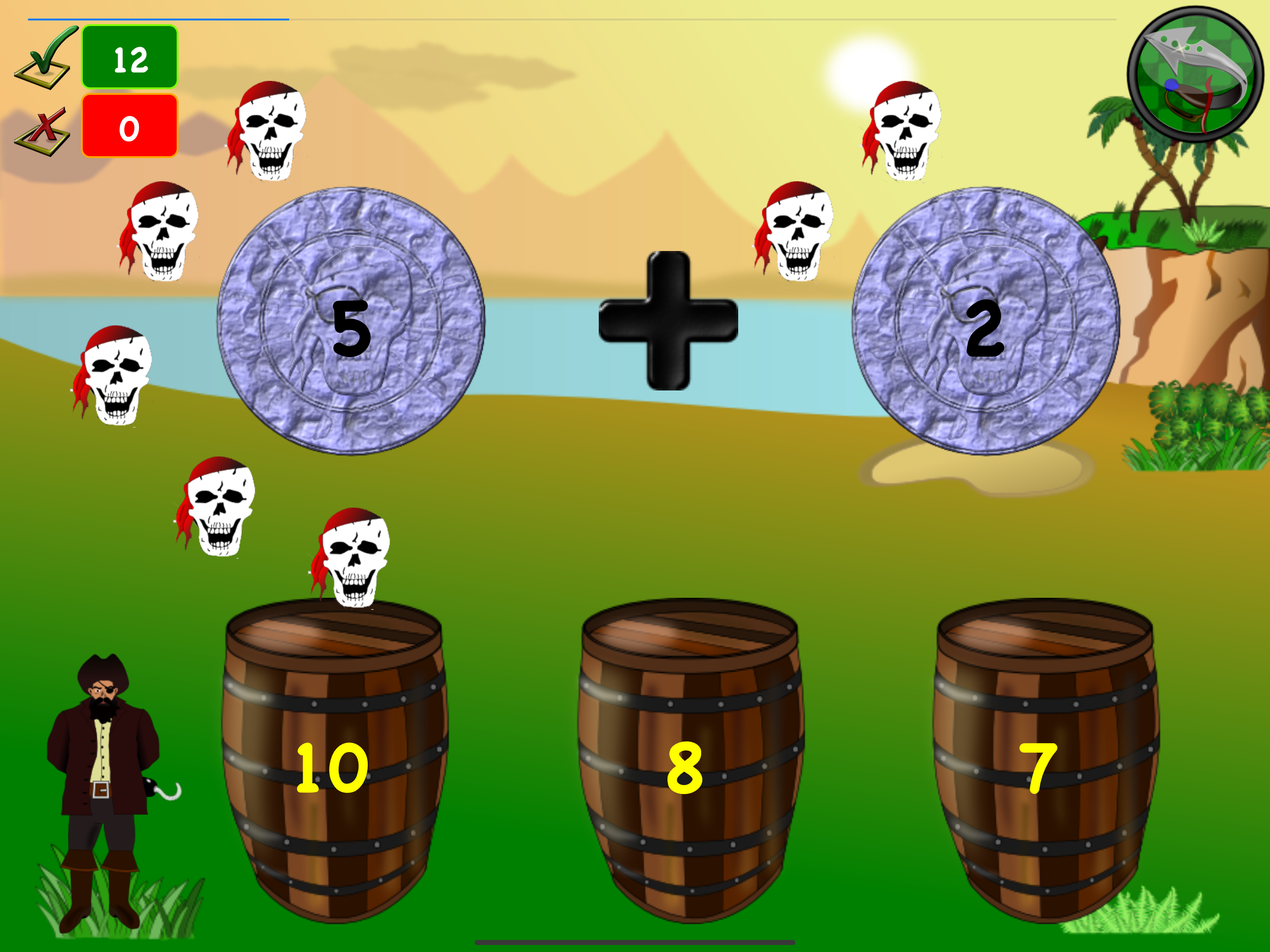 Games Math Pirate Learn Lite
