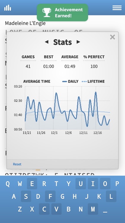 Cryptogram · Cryptoquote Game screenshot-3