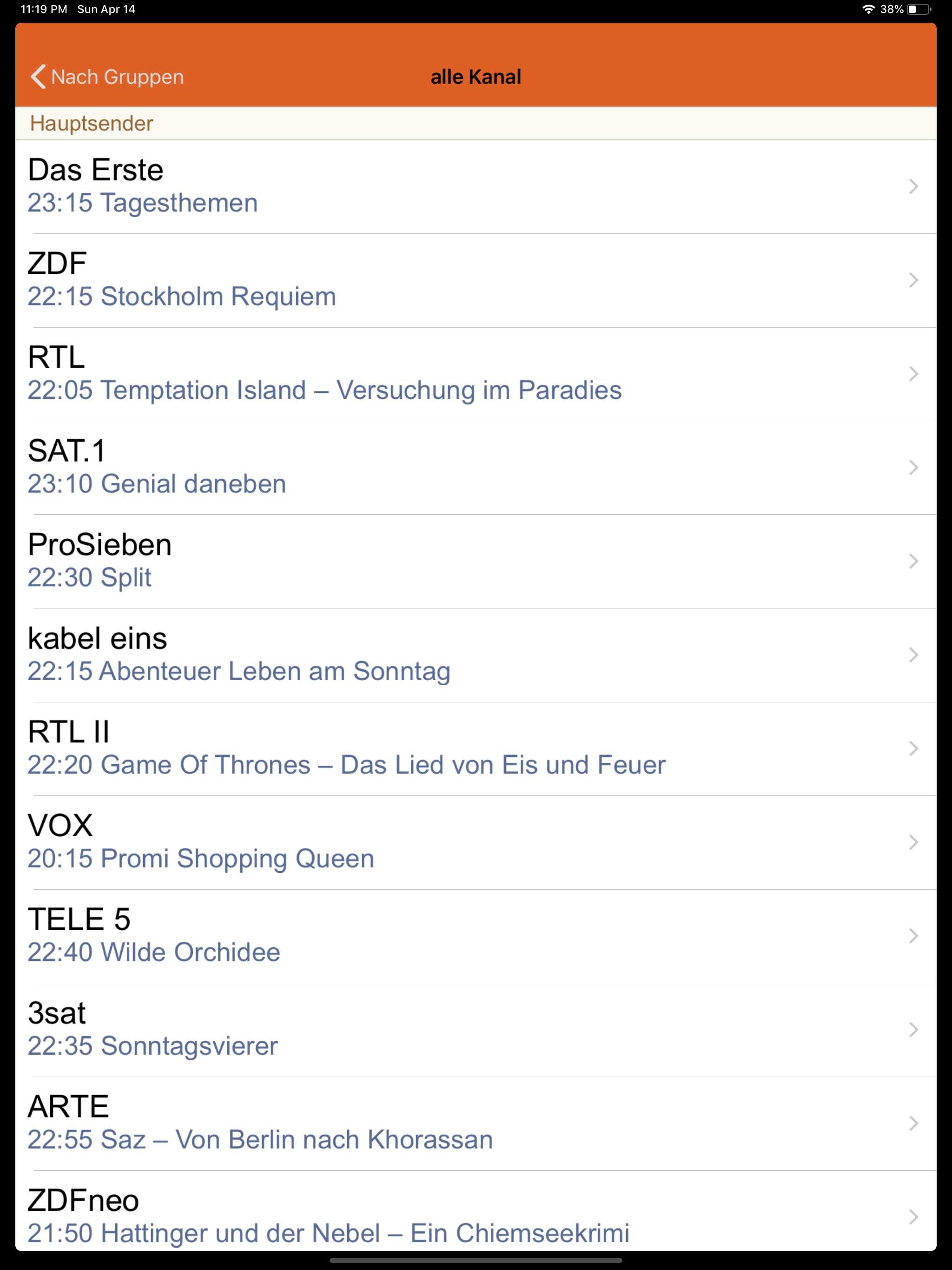 Deutschland TV-Programm screenshot 6