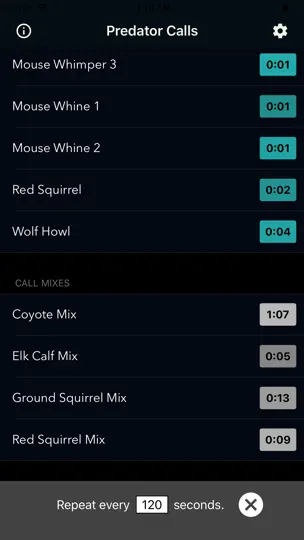 Coyote Calls & Predator Sounds iPhone Screenshot 4