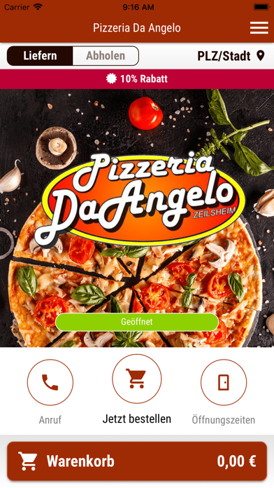 Screenshot #1 pour Pizzeria Da Angelo