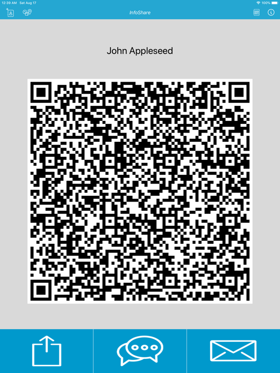 Screenshot #2 for Info Share: QR Code Generator