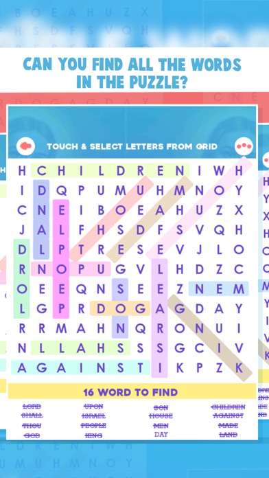 Bible Word Search Puzzle Gamesのおすすめ画像7