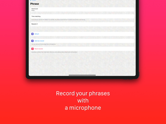 Screenshot #5 for Parrot Poll: learning to speak