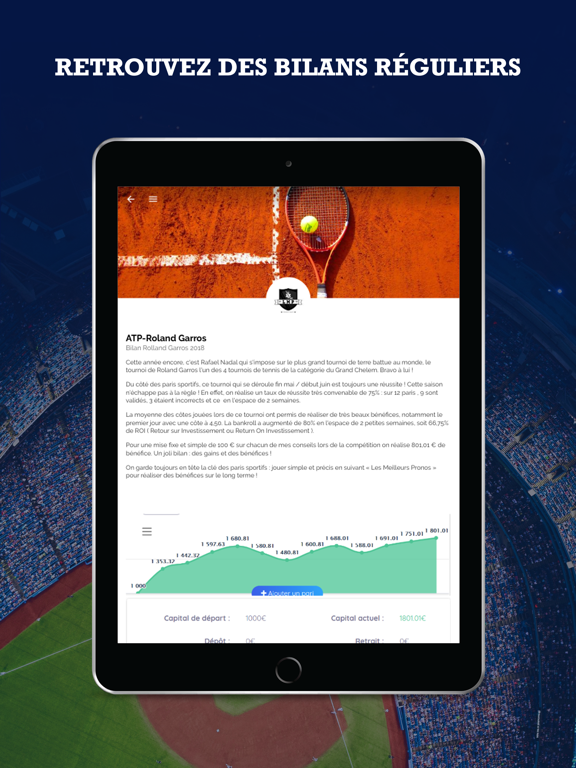 LMP iPad screenshot 3 - Sports app