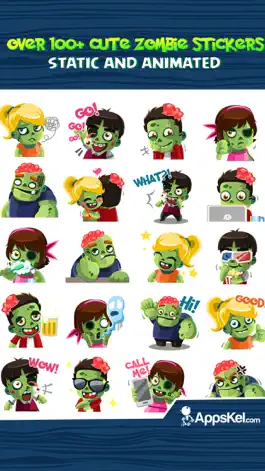 Game screenshot Zombies Emoji Stickers App apk