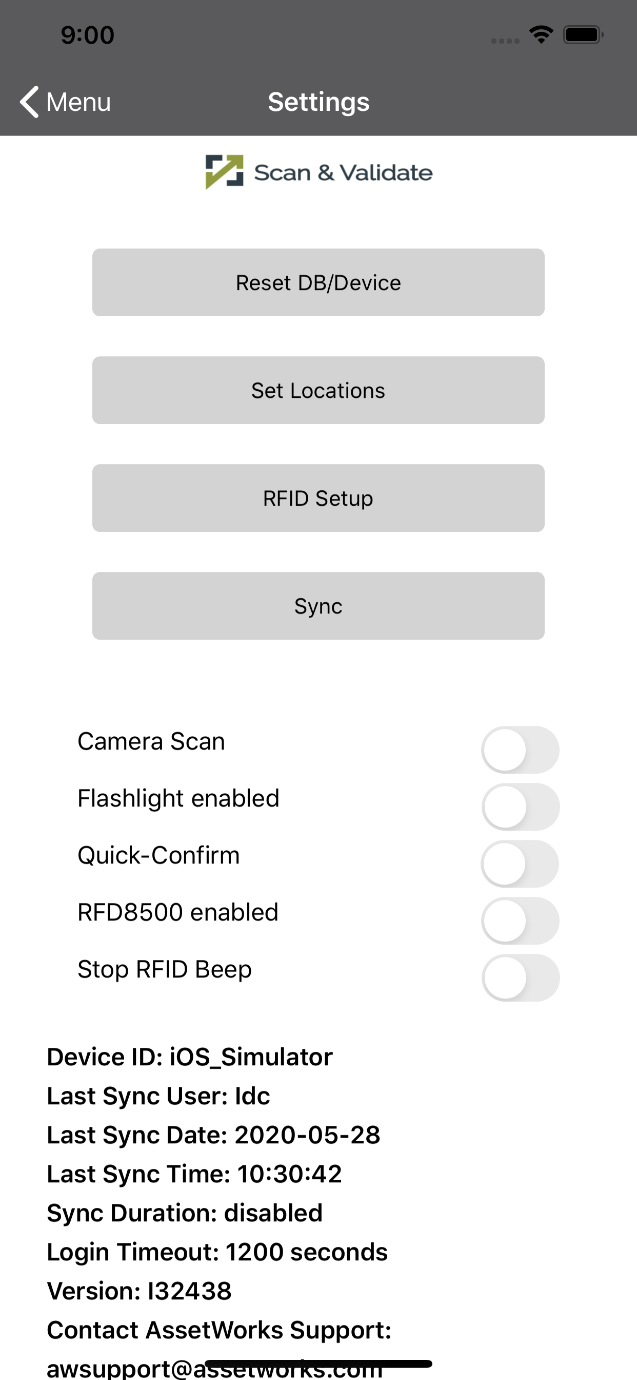 Scan & Validate