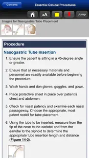 essential clin. procedures 3/e iphone screenshot 3