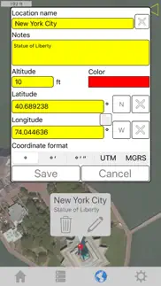my gps coordinates pro iphone screenshot 2