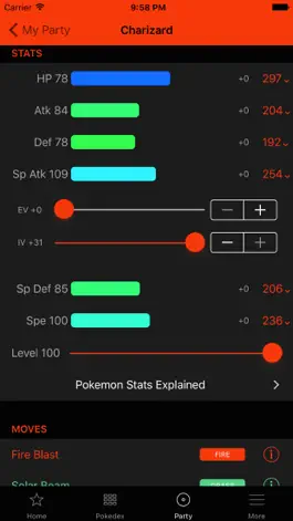 Game screenshot Oak Dex Team Builder Guides apk