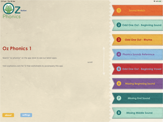Screenshot #4 pour Oz Phonics 1