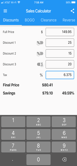 Price & Discount Calculator