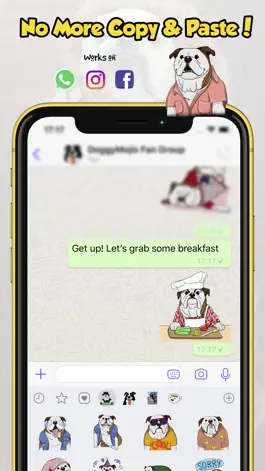 Game screenshot CaramelMoji - Bulldog Stickers hack