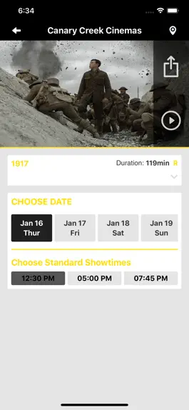 Game screenshot Canary Creek Cinemas apk