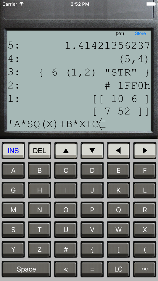 #3. Halcyon Calc Lite (iOS) Podle: Halcyon Touch Software