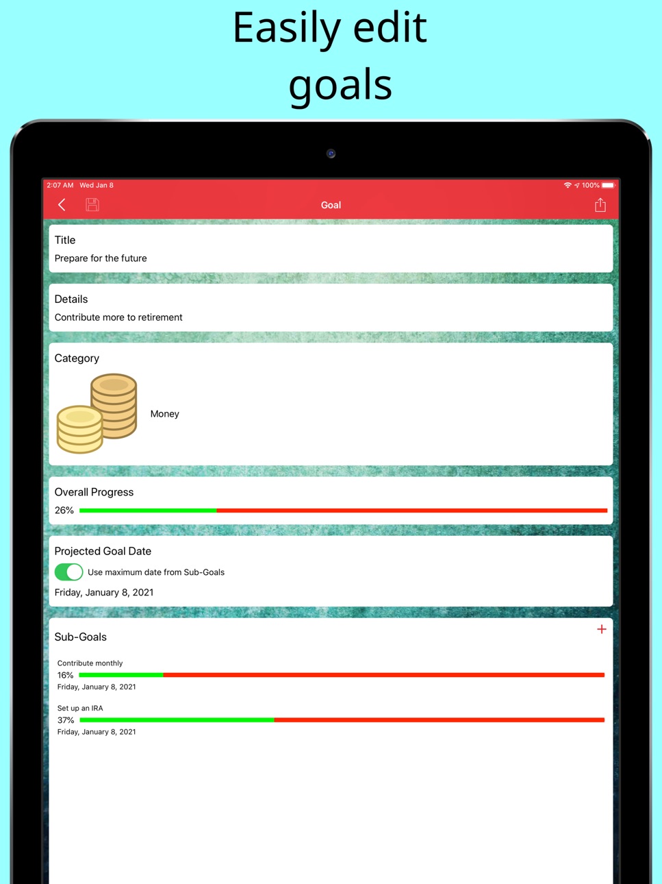 iPad screenshot