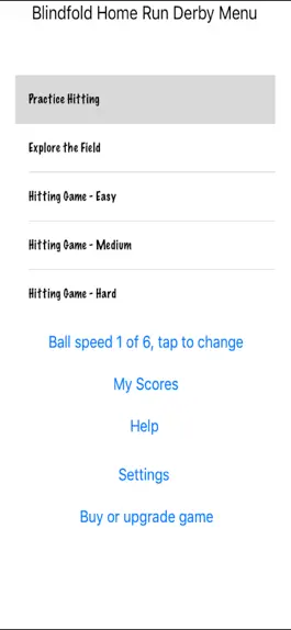 Game screenshot Blindfold Home Run Derby apk