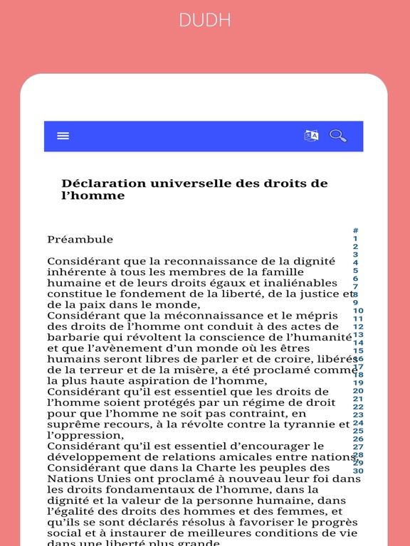Screenshot #5 pour MobileLaw Droits de l'Homme