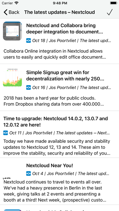CloudNews - Feed Reader screenshot1