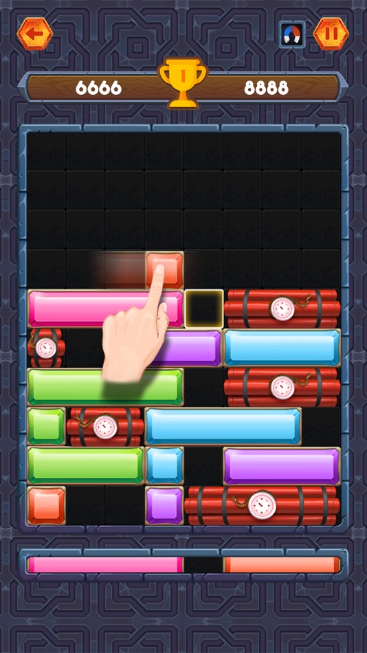 #4. Slide Block : Jewel Dropdom (iOS) 由: Son Phung Hong
