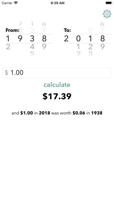 Inflation Calculator — TCM Screenshot