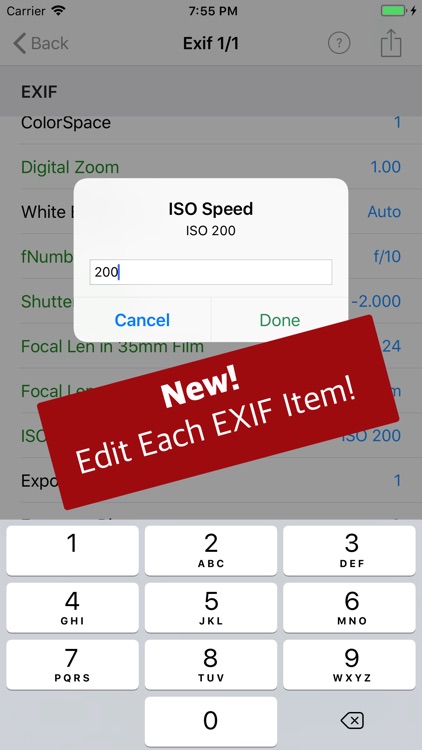 EXIF - Editor & Extension screenshot-7