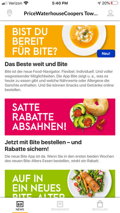 Screenshot #2 pour Bite by Sodexo Deutschland