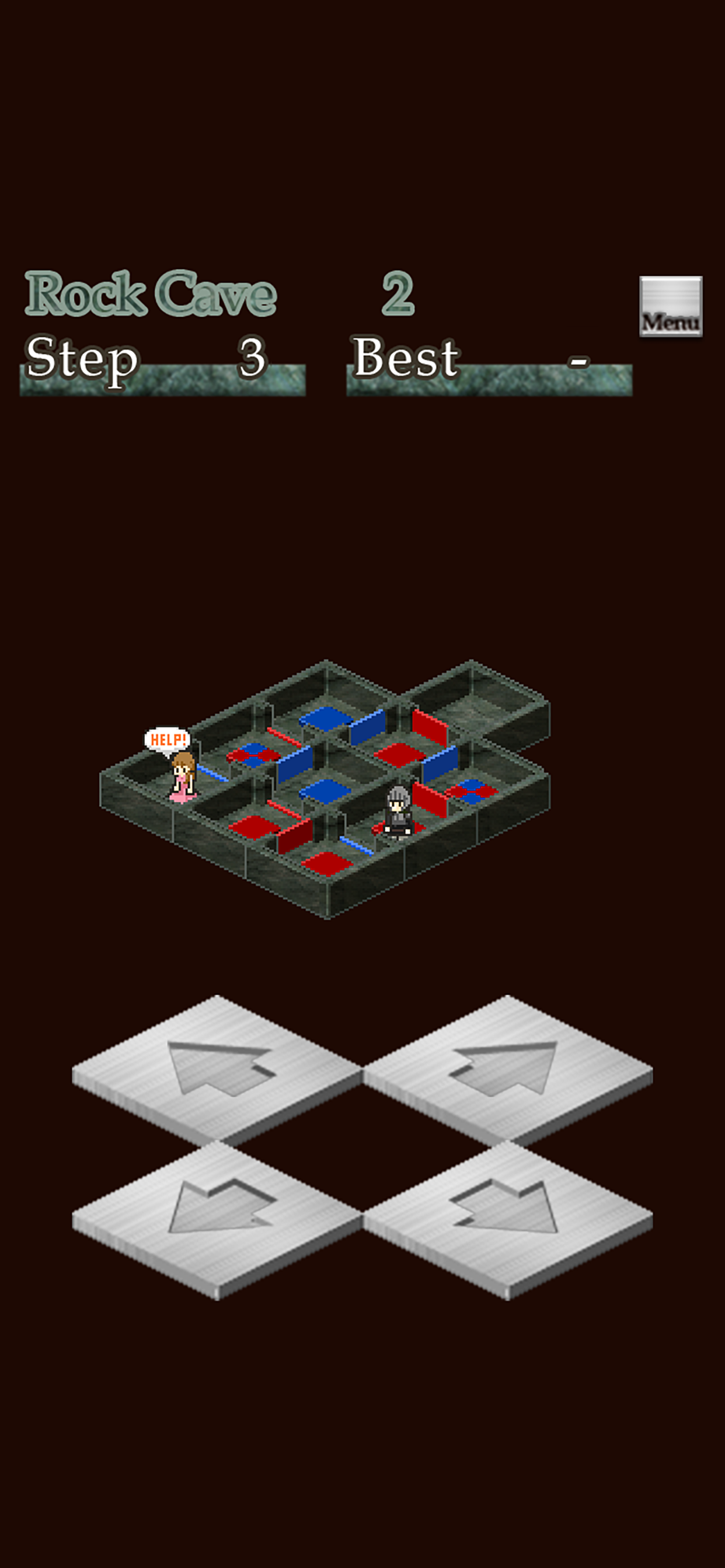 Labyrinth of Red and Blue