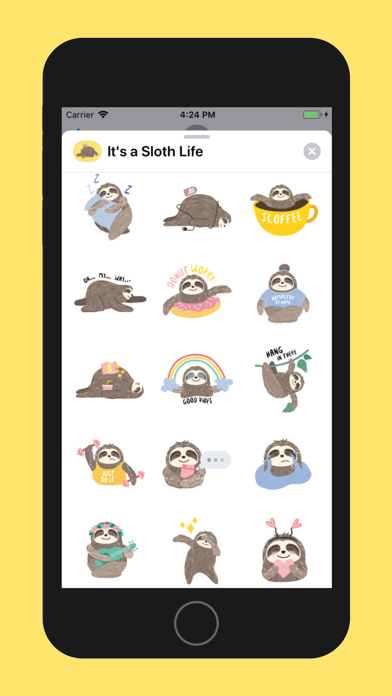 It's a Sloth Life Stickers screenshot 2